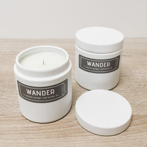 WANDER - White Tin Traveler