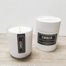 Load image into Gallery viewer, EMBER - Matte White Glass Vessel
